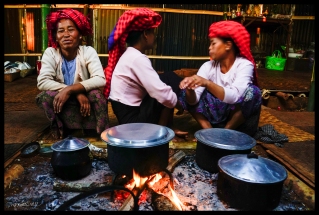 Pa-O Dinner - Pattu Pauk Village, Myanmar